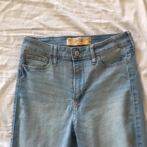 hollister high rise super skinny